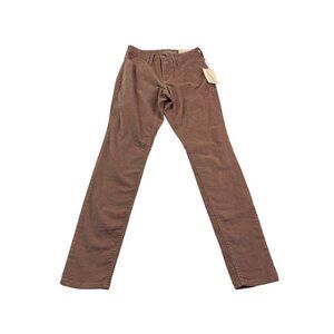 Universal Thread High Rise Skinny Corduroy Pants Size 00/24R Dusty Rose Pink New
